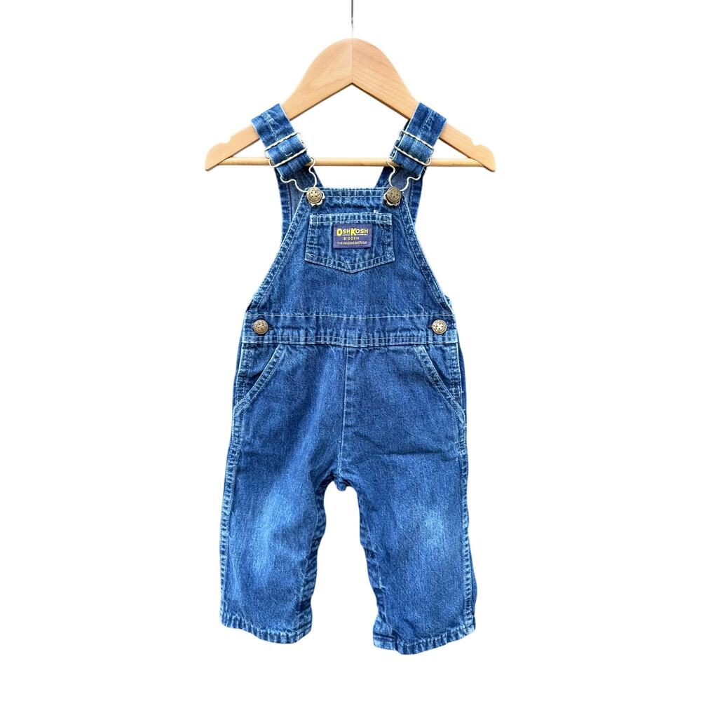Vintage OSHKOSH B'GOSH Denim Overalls 18 months